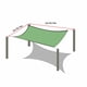 thumbnail image 3 of Sun Shade Sail Curved Commercial Outdoor Shade Cover Rectangle Heavy Duty Permeable Backyard Shade Cloth for Patio Garden Outdoor Facility, 3 of 9