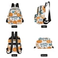 thumbnail image 4 of FORMRS Mini Backpack Purse for Women Travel Daypack Casual Shoulder Bag, Pumpkins Pattern, 4 of 7