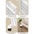 thumbnail image 6 of Taicans 5 Tier Trolley Rolling Book Cart Mobile Bookshelf,Multi-Functional Movable Storage Book Shelves,Slide Out Storage Organizer Narrow Mobile Shelving Unit for office,Dorm,Classroom,Nursery D, 6 of 6