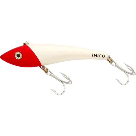 Halco Max 130 Casting/Trolling Plug, #H53 White Redhead, 5 1/4", 2 7/8oz