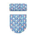 thumbnail image 5 of HELLHERO Penguin Pattern Design Toilet Dust Cover Set Washable and Reusable for Household Stretch Fit Toilet Lid Cover, 5 of 8