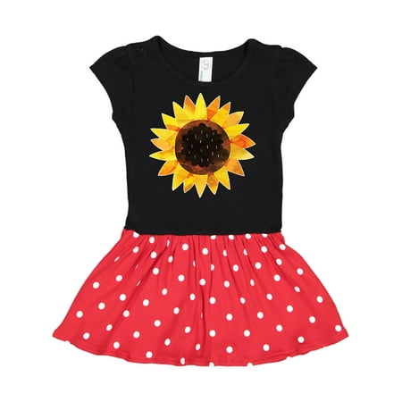 

Inktastic Summer Sunflower Gift Toddler Girl Dress