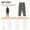 thumbnail image 4 of Lsque Watercolor Meadow Flowers Print Women's Pajama Pants, Lounge Pant - Comfortable Home Wear,Elastic Waistband, Stylish Design-XX-Large, 4 of 9