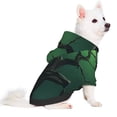 thumbnail image 2 of Sikiie Green Night Sky Moon Branches Dog Hoodie,Dog Clothes,Dog Sweatshirt ,Dog Shirt, Dog Clothes for Puppy Kitten Small Dogs Cats-X-Large, 2 of 7