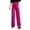 Hot Pink, variant on Elevated Everyday Trousers for Women Featuring a High Waist and Shimmering Metallic Threads in a Relaxed Flowy A-Line Cut for Comfort and Style Comfortable Sweatpants for Women Relaxed Fit Pant