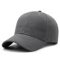 thumbnail image 1 of Solid Color Hat Female Face Small Spring And Summer Black Casual And Versatile Baseball Cap Sunshade Sunscreen Cap Man DarkGray, 1 of 6