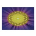 thumbnail image 1 of Purple Mandala Cutting Board, Geometry Themed Print Flower of Life Motif with Purple Shade Rays, Decorative Tempered Glass Cutting and Serving Board, Small Size, Multicolor, by Ambesonne, 1 of 1