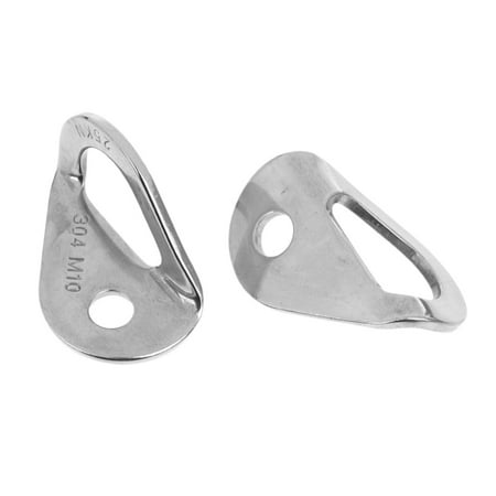 

Stainless Steel 10mm Bolt Hanger Mountaineering Long Bolts Plate Mount Hook Wall Grips Holder Fixture Climbing Accessories 2 Piece