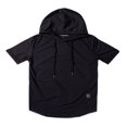 thumbnail image 2 of T-shirt à Capuche pour Homme en Coton Slub Uni à Manches Courtes, Coupe Ajustée, 2 of 5