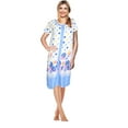 thumbnail image 3 of JEFFRICO Womens Nightgowns Sleepwear Soft Pajama Dress Nightshirts Plus Size, 3 of 6