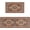 style-110, variant on Les Fleurs La Terre Kitchen Rug and Sets Set of 2 Non Skid Washable mat for Bless This Home Brown Cream Kitchen mats for Floor Farmhouse Kitchen Decor