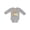 AC-Heather Grey, variant on Inktastic Rookie of the Year First Birthday Baseball Theme Boys Long Sleeve Baby Bodysuit