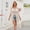 White, variant on European and American sexy hollow-out beach cover-up, summer sun protection fringed knitted outerwear, short-sleeved V-neck knit top