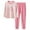 Pink, variant on Wenfanal Girl's Long Sleeve Fleece Pajama Set, 2-Piece ,Children Pure Underwear Set For Boys Girls Clothes Pants Skin Friendly Breathable Baby Spring Base Girls Fashion Size 7-8 Years,Green