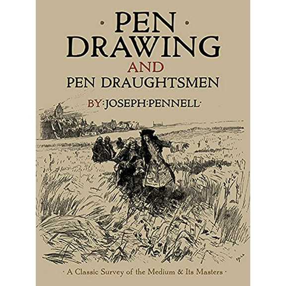 Pre-Owned Pen Drawing and Pen Draughtsmen: A Classic Survey of the Medium and Its Masters (Dover Fine Art, History of Art) Paperback