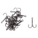 thumbnail image 5 of 20x Treble Hook Jig Barb Fishhook Set Ganchos De Pesca Triple Púas De Agua Dulce Sharp Hooks Kit De Pesca De Acero Al Carbono Tipo 2 Soledad Ganchos de pesca de púas, 5 of 8