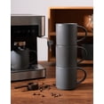 thumbnail image 4 of Famiware Star 4-Piece Stoneware 12 oz Coffee Mug Set, Matte Black, 4 of 7