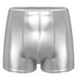 thumbnail image 3 of Pantalones cortos de charol Wetlook para hombre, calzoncillos tipo bóxer con bolsa para bulto, pantalones cortos de látex para Fiesta EN LA Piscina, ropa para discoteca, pantalones cortos ajustados, 3 of 5