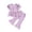 Purple, variant on REDARER Girls Summer Short Sleeve Ruffles Tops and Shorts 2PCS Outfits Clothes Set for Children Clothes,4-5 Years