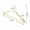 Gold, variant on 5PCS Premium Metal Coat Hangers,Luxury Hanger with 2.2cm Wide Shoulder for Closet,Gold Aluminum Alloy Clothes Rack for Sweater