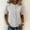 White, variant on ClodeEU Women's Henley Neck Short Sleeve Shirt,Casual Relaxed Fit Basic Blouse Dark Blue,Women's Plus L