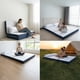 thumbnail image 5 of Colchón Plegable Matrimonial DR JOOHN | 3 Secciones | Incluye 2 Almohadas Nube de Espuma Viscoelástica (Memory Foam) Triturada | Portátil | Funda Removible | 190 x 135 x 10 cm, 5 of 6