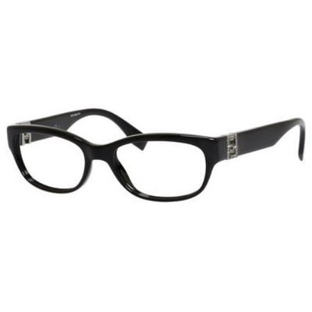 FENDI Eyeglasses 0048 0D28 Black 52MM