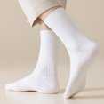 thumbnail image 5 of Sookeceks 6 Pairs Wool Crew Socks for Men, Soft Heat Storage Socks Mens Trouser Socks for Casual Dress Socks Size 7-11, 5 of 8