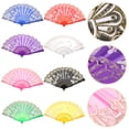 thumbnail image 4 of 8Pcs Retro Hand Fan Handheld Folding Fan Dancing Fan Chinese Style Performance Fan, 4 of 6