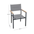 thumbnail image 2 of Juego 2 Sillas de Comedor Exterior Apilables y Acolchadas, 2 of 9