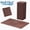 BROWN, variant on 58 Pack Plastic Interlocking Deck Tiles, 12"x12" Snap Together Outdoor Patio Flooring, Waterproof All-Weather Deck Floor Tiles for Balcony, Backyard, Garden, Poolside, Porch, Lawn & Indoor Spaces