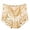 Beige, variant on Seamless High Waisted Thong Panty With Lace Jacquard For Women Underwear See Through Panties