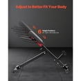 thumbnail image 4 of KFFKFF Roman Chair Hyperextension Bench, 250 lbs Adjustable & Foldable Extension Machine, Multi-Function Exercise Equipment for Glute, Hamstring, Back, 4 of 7