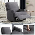 thumbnail image 4 of Bonzy Home Recliner Chair, Adjustable Backrest, Modern Design – Comfortable Manual Recliner for Living Room, Bedroom & Office, Gray, 4 of 7