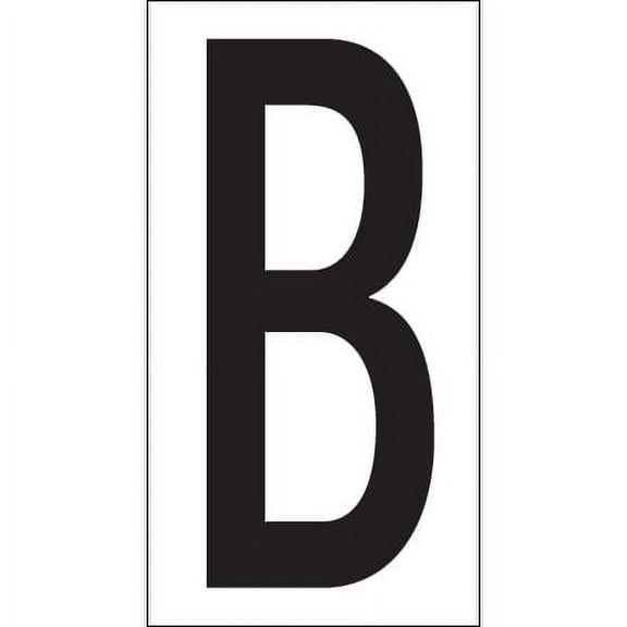 3 1/2" "B" Vinyl Warehouse Letter Labels - 50 Per Case