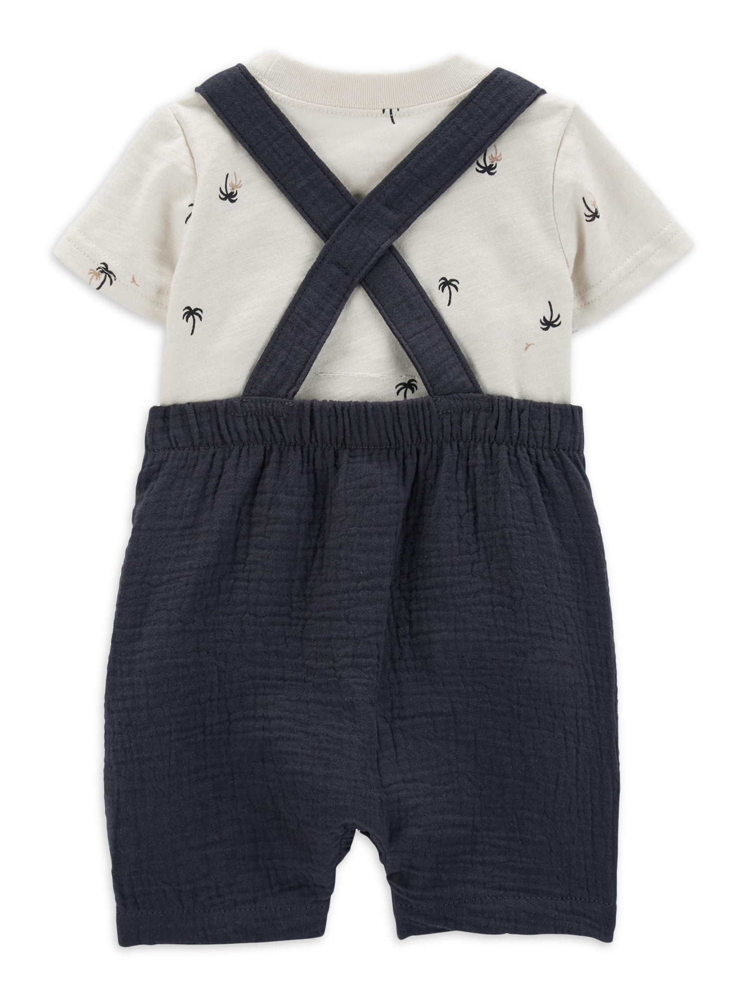 Carter's Child of Mine Baby Boy Shortalls with T-Shirt