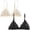 Beige, variant on Lace French Wireless Bra For Delicate Soft Cup Shaping Undergarment For Small Lightweight Everyday