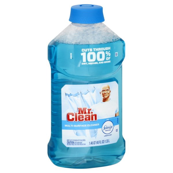 Mr. Clean MultiSurface Cleaner, Febreze Freshness Linen & Sky 45 oz