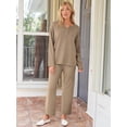 thumbnail image 4 of Suéter Lounge Set LILLUSORY 2024 de moda de otoño para mujer, 4 of 6