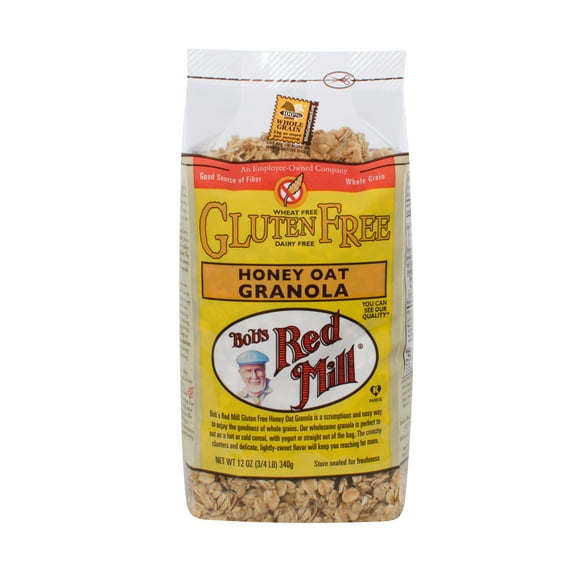 Bob's Red Mill, Granola, Gluten Free, Honey Oat, 12 Oz