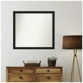 thumbnail image 2 of Amanti Art Custom Wall and Bathroom Mirror (34.25 x 37.25 in.), Midnight Black Narrow Frame, 2 of 7
