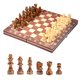 thumbnail image 1 of 3 en 1 juego de ajedrez internacional de madera magnético juego de viaje de tablero de ajedrez plegable Unbranded TJ03996, 1 of 8
