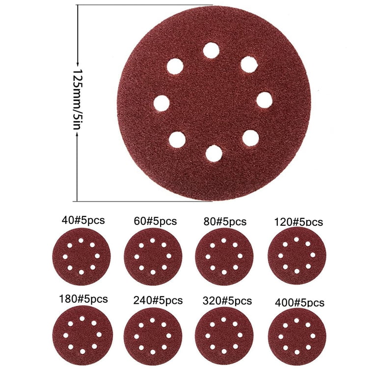 SEM 150mm 6 Sanding Disc 320 Grit - Box of 50 [SA260320