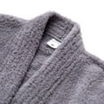 thumbnail image 4 of Wiyuqeen Fluffy Loungewear Men Women Comfy Long Sleeve Bathrobe with Pockets Fleece Warm Robes Couple Open Front Pajama Robe with Belt, 4 of 9
