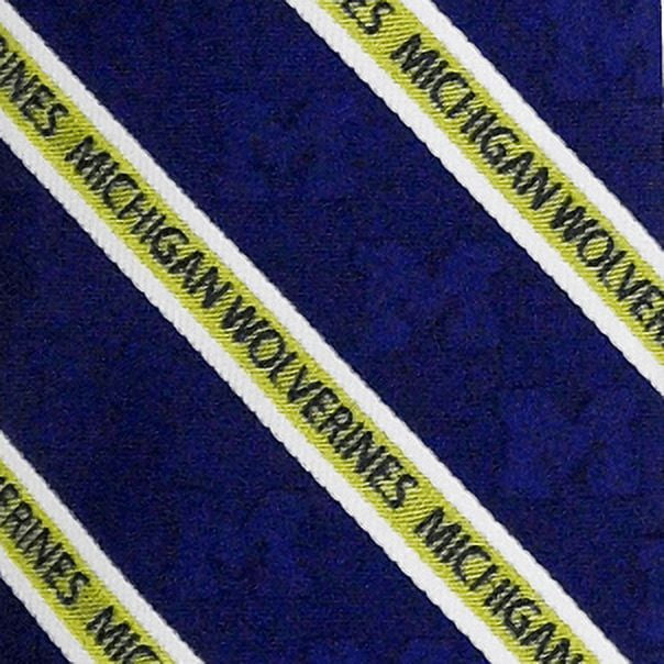 Michigan Wolverines Prep Necktie - Donegal Bay - Unisex - One Size