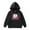 Z8-Black, variant on YUEHUA Girls Valentines Sweatshirt Cute Love Hearts Print Hoodies Long Sleeve Winter Outwear Girl's Pullover Top, Size 13-14 Years