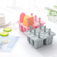 thumbnail image 3 of 6 Cavity Ice Cream Mold Reusable Silicone Popsicle Mold for Kids and Adults 2PCS, 3 of 5
