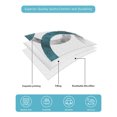 thumbnail image 5 of Turquoise Grey Twin XL Size Down Alternative Comforter,Lightweight Comforter Quilt Bedding Set with Pillow Shams Geometric Circle Modern Abstract Simple Art Bed Comforter Duvet Insert 68"x98", 5 of 7