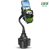 10L0L Golf Cart Cup Holder Mount Cell Phone Holder for Yamaha EZGO Club Car and Car, Truck, Golf Cart Accessories, Black