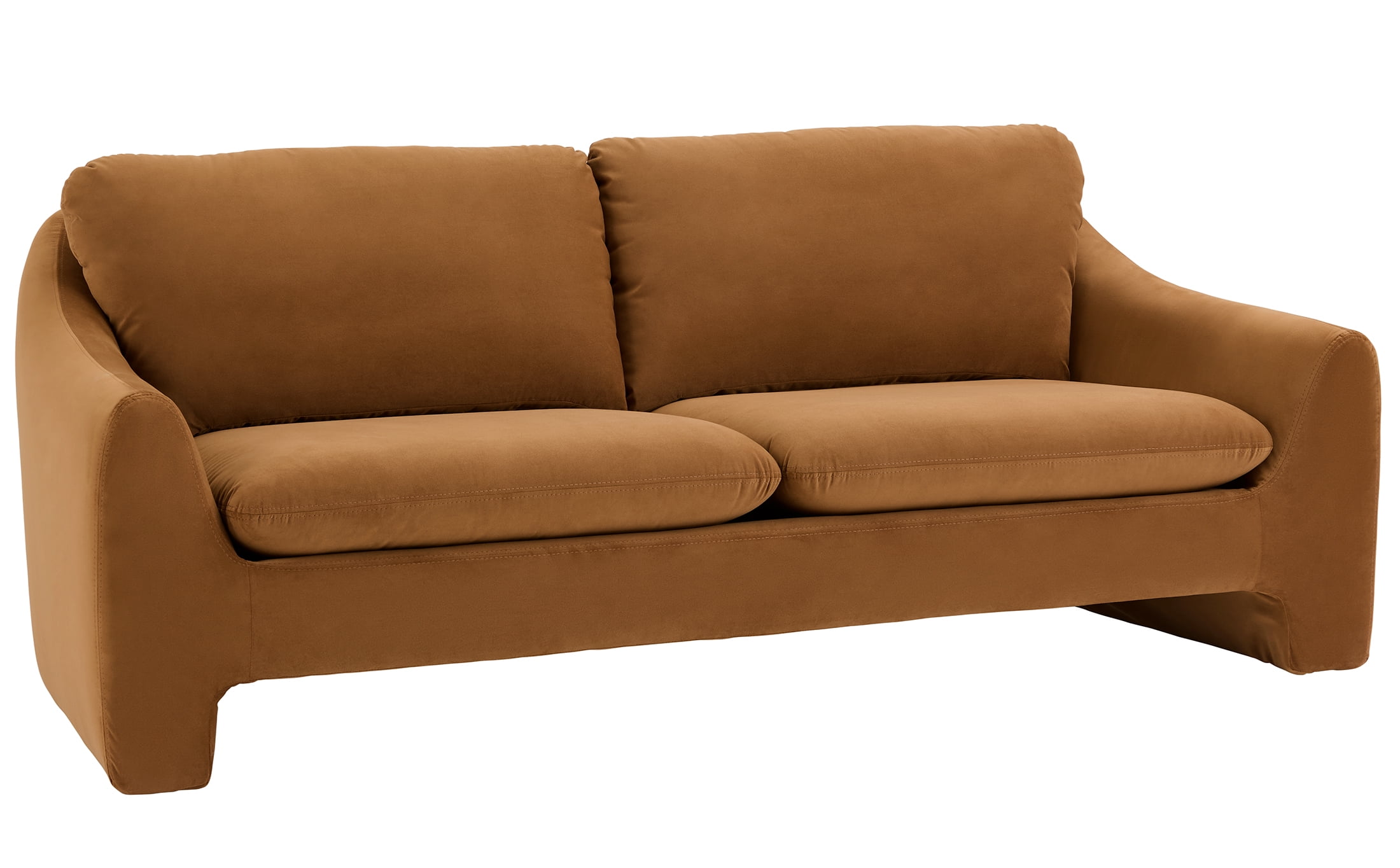 Better Homes & Gardens Emerson Sofa, Ochre Velvet